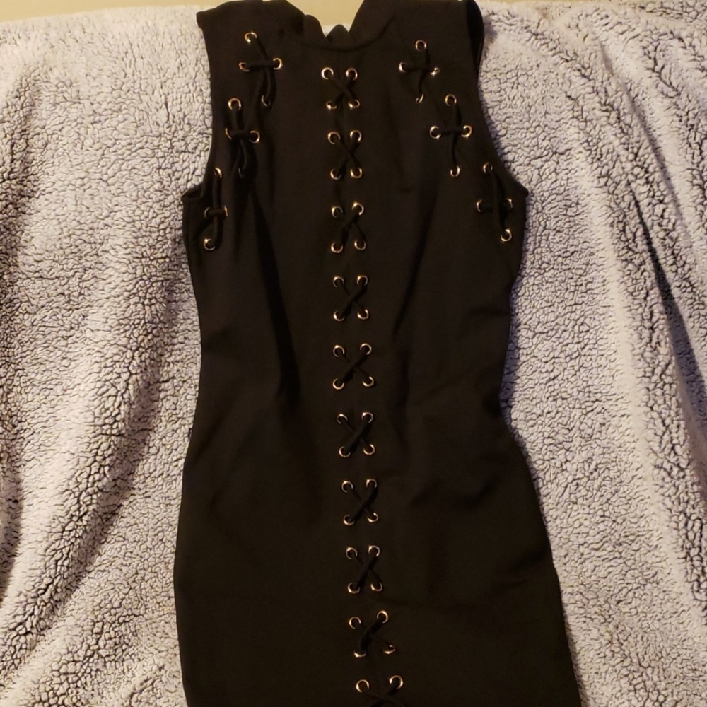 Mini Gold Criss Cross Dress